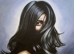 Painting, Smilling eye, Thomas Saliot