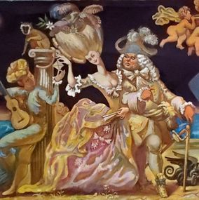Pintura, Ladies and Gentlemen of the 18th Century, Daniil Litvinov