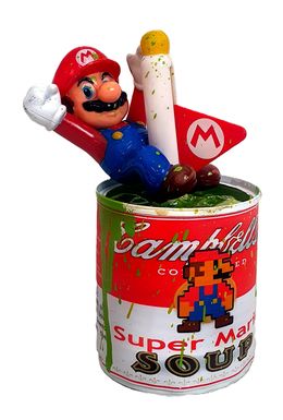 Sculpture, Super Mario Soup, Priscilla Vettese