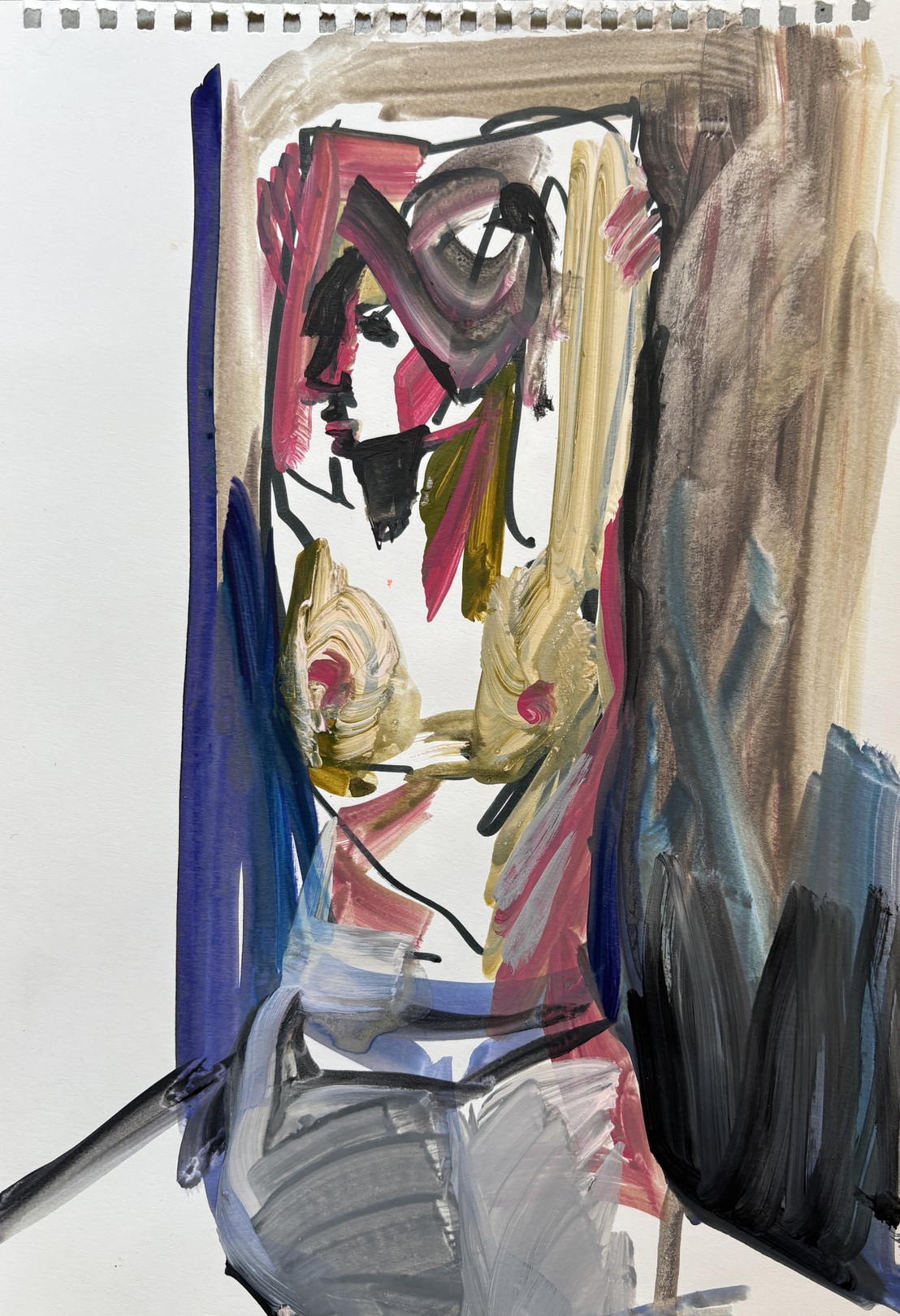 Nora Ampova, Gesture drawing 17.06.25 Nora Ampova, Gesture drawing 17.06.25