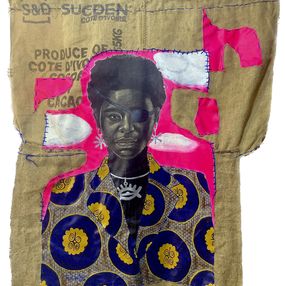 Gemälde, Lost Years 1 - 21st Century, Contemporary, Figurative, Restoration, Mixed Media, Paul Ayihawu