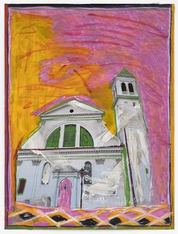 Painting, Church of San Trovaso #1, Modou Dieng Yacine
