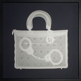 Photographie, Handcuff Handbag Silver Silkscreen, Nick Veasey