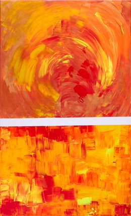 Painting, Kaleidoscope of Fire, Vladilena Cherednichenko