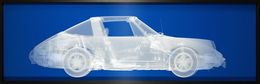 Photography, Silver Porsche 911 on Blue, Nick Veasey