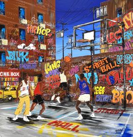 Painting, Street basket, Pierre Barillot