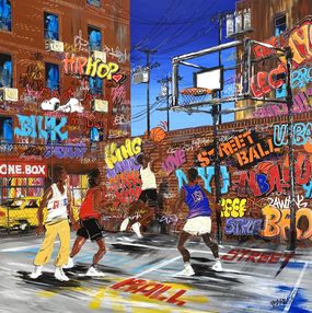 Painting, Street basket, Pierre Barillot