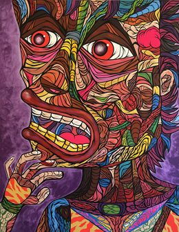 Painting, L'homme surpris, Nicolas Denigot
