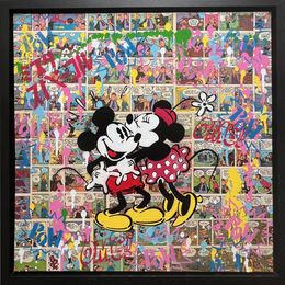 Painting, Mickey & Minnie StreetArt Dance, Koen Betjes