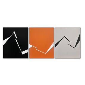Painting, Triptych - Break Sequence, Veronika Obushikhina
