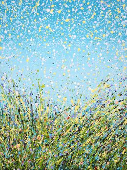 Peinture, Morning. Flower field 3., Iryna Kastsova