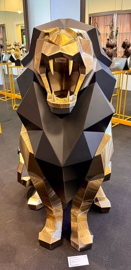 Sculpture, Lion, Shan Project