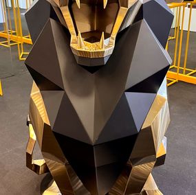 Sculpture, Lion, Shan Project