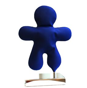 Skulpturen, Petit Bonhomme Bleu Mat (F1), Henri Iglésis