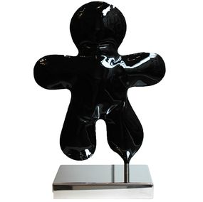 Sculpture, Petit Bonhomme Noir Brillant (F1), Henri Iglésis