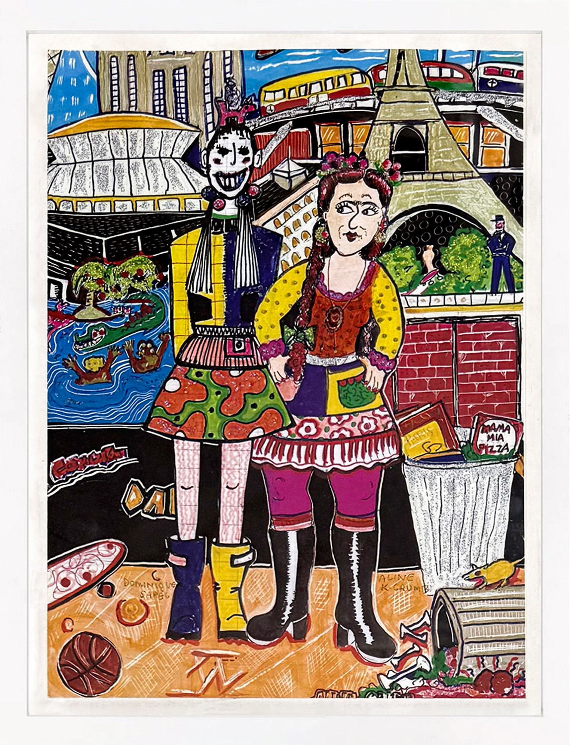 Aline Kominsky-Crumb, Aline Kominsky-Crumb & Dominique Sapel Collab Aline Kominsky-Crumb, Aline Kominsky-Crumb & Dominique Sapel Collab