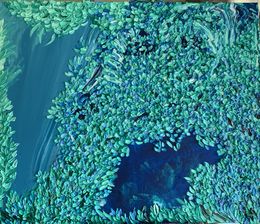 Painting, Aqua, Hugo Leboeuf