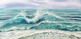 Painting, Rolling waves, Valeria Ocean