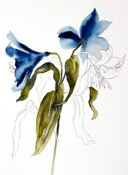 Painting, Lilies No. 10, Elizabeth Becker