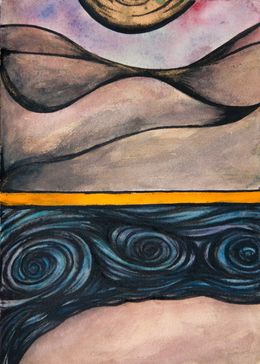 Fine Art Drawings, Pleine dune de sable, Axel Roumy