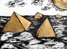 Fine Art Drawings, Océan de sable (Dé)Gizeh, Axel Roumy
