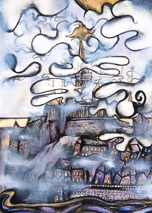 Axel Roumy, Brouillard au Mont Saint-Michel Axel Roumy, Brouillard au Mont Saint-Michel