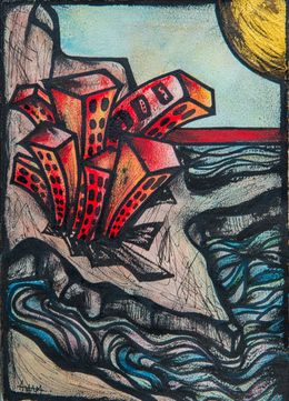 Fine Art Drawings, Jaillissement de vie, Axel Roumy