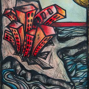 Fine Art Drawings, Jaillissement de vie (Îles du Frioul, Marseille, FRANCE), Axel Roumy