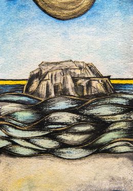 Fine Art Drawings, Océan méditation, Axel Roumy