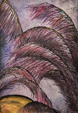 Dessin, Dolce Vita : Sieste sous les palmiers, Axel Roumy