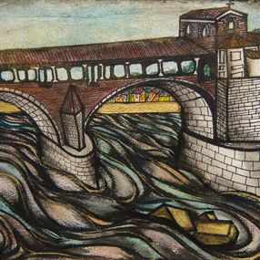 Dessin, Le Pont du Cœur, Axel Roumy