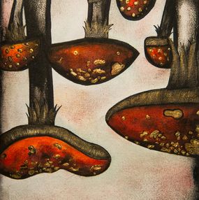 Fine Art Drawings, Mushrooms, Axel Roumy