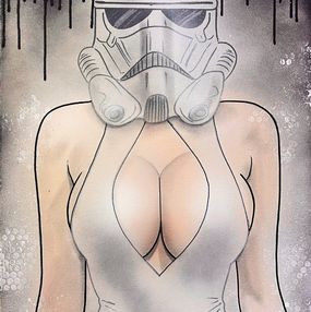 Gemälde, Busty Trooper, Alvin Silvrants