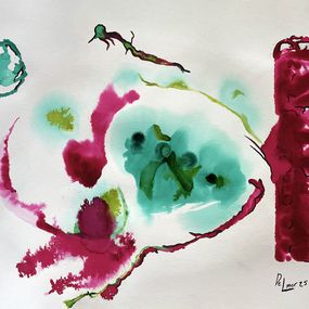 Painting, Parrot fish, Nayra María Delgado Morales -Delmor-