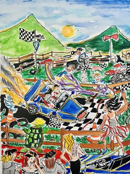 Painting, Le circuit, Gabrielle Rul