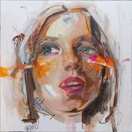 Pittura, Portrait de femme, John Mejia
