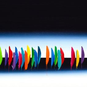 Peinture, Porté à la mer, Hugo Landry