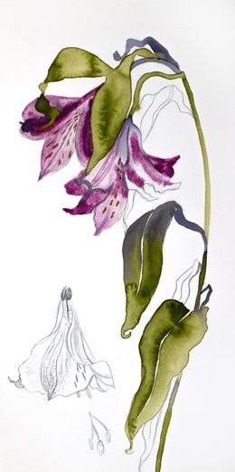 Painting, Lilies No. 12, Elizabeth Becker