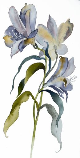Painting, Lilies No. 14, Elizabeth Becker