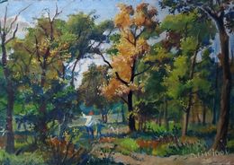 Pittura, Autumn in the Park, Daniil Litvinov