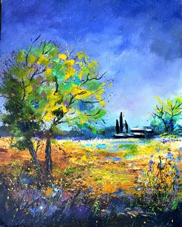 Pintura, Summer landscape, Pol Ledent