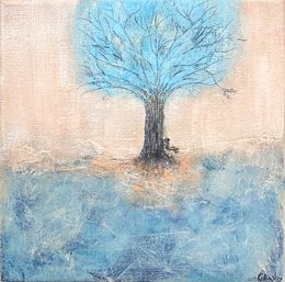 Pintura, Se reposer sous l’arbre, Christine Marie Nobre