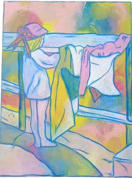 Peinture, Regarde la mer, VirJnie