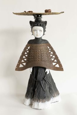 Sculpture, La Porteuse de Fruits, Anne-Marie Vesco