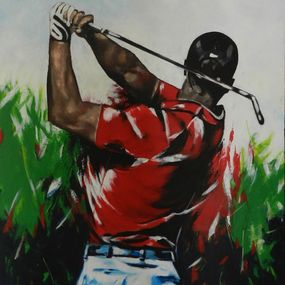 Peinture, Le golfeur, Françoise Souriau