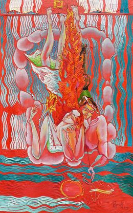 Painting, Fiery Romance, Anahit Mirijanyan