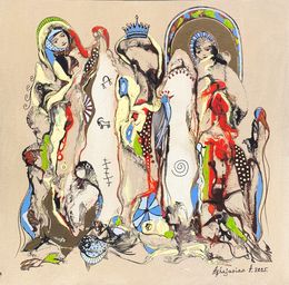 Painting, Totemic Ritual, Harutyun Aghajanyan