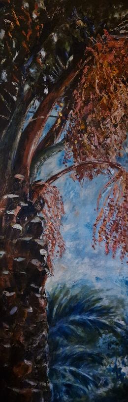 Peinture, Palmier Dattier, Nicole Lavigne