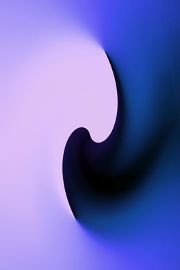 Print, Purple Twist No.2, Angela Cameron