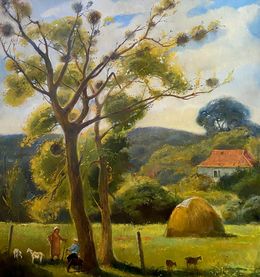 Gemälde, Farm, Oleg Litvinov